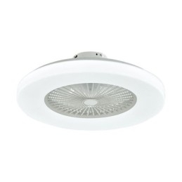 Ventilatore da soffitto con luce tricromatica, dimmerabile, 3 velocità, telecomando
