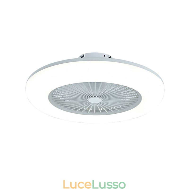 Ventilatore da soffitto con luce tricromatica dimmerabile con telecomando a 3 velocità