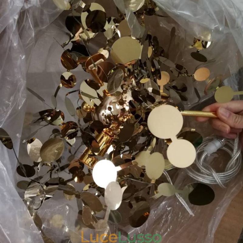 Lampadario a 3 luci in acciaio inox, illuminazione a sospensione, plafoniera