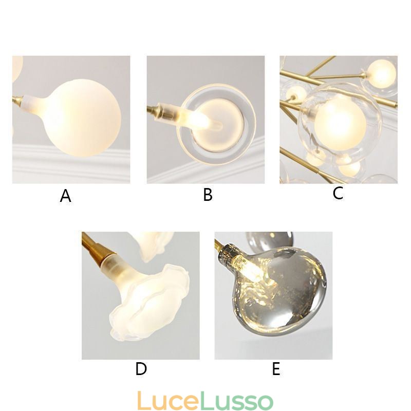 Lampadario a bracci in stile nordico