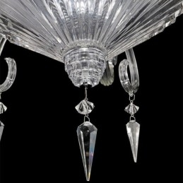 Lampadario di cristallo europeo Decorazione plafoniera con 12 luci