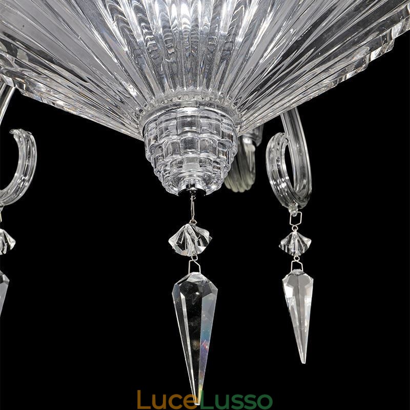Lampadario di cristallo europeo Decorazione plafoniera con 12 luci