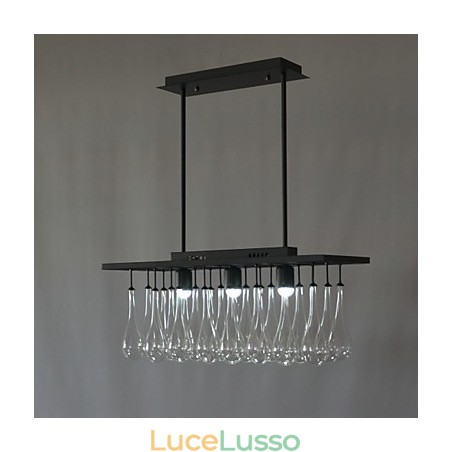 Lampadario moderno contemporaneo in metallo dipinto in cristallo Lampadario moderno contemporaneo in metallo dipinto in cristallo