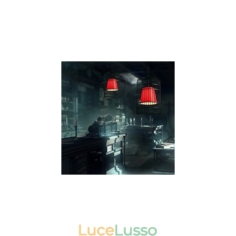 Lampadario Tradizionale Classico Retro Lanterna Metallo