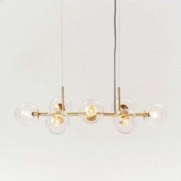 Lampada a sospensione moderna Magic Bean semplice 8 luci