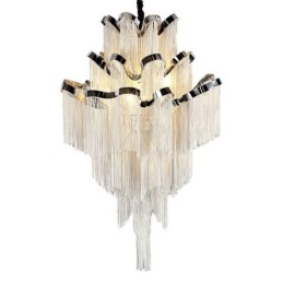 Moderna ed elegante lampada a sospensione con nappa