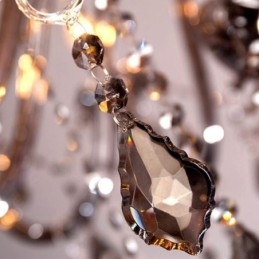 Grande lampadario di cristallo europeo elegante lampada a sospensione