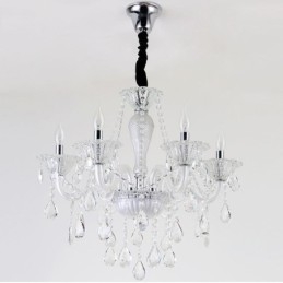 Lampadario di cristallo europeo Elegante luce pendente