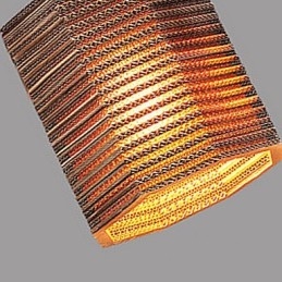 Lampada a sospensione 1 luce moderna in tessuto