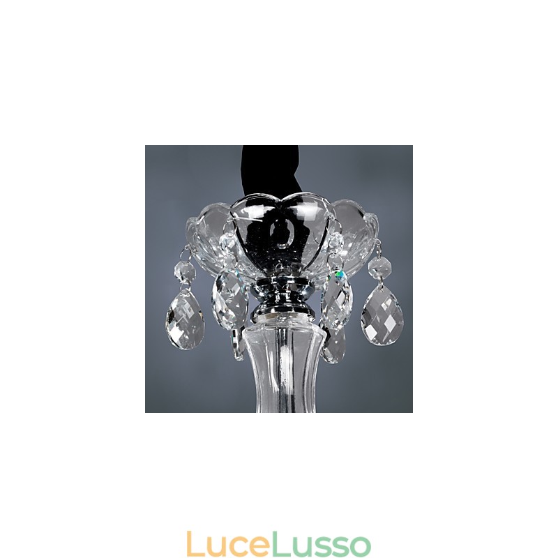 Elegante lampadario in cristallo con 6 luci