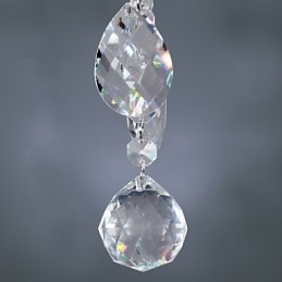 Elegante lampadario in cristallo con 6 luci