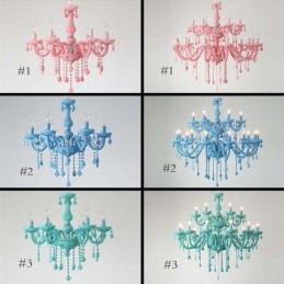 Elegante lampadario di cristallo europeo grande lampada a sospensione