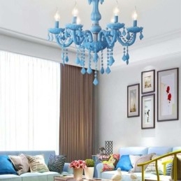 Elegante lampadario di cristallo europeo grande lampada a sospensione