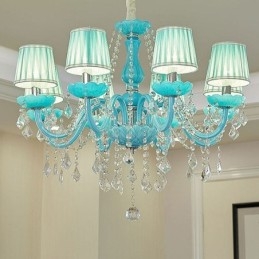 Lampadario di cristallo creativo, elegante lampadario europeo