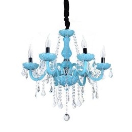 Lampadario di cristallo creativo, elegante lampadario europeo