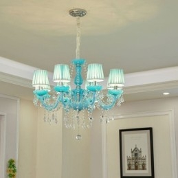 Lampadario di cristallo creativo, elegante lampadario europeo