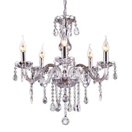 Elegante lampadario di cristallo moderno europeo a sospensione