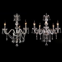 Elegante lampadario di cristallo moderno europeo a sospensione