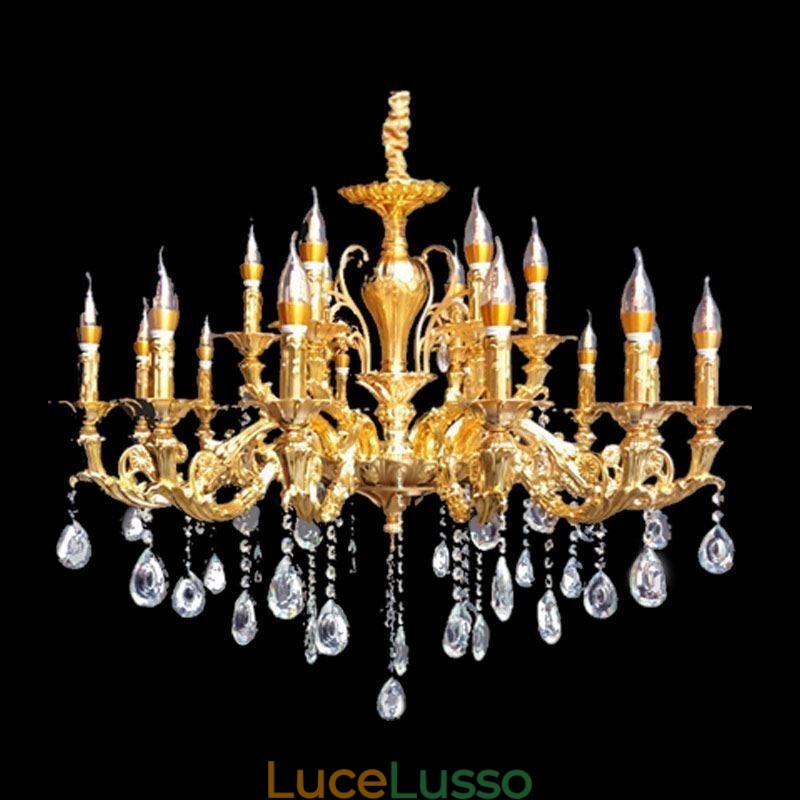 Lampadario di cristallo moderno di lusso luci da soffitto illuminazione domestica decorazione luce