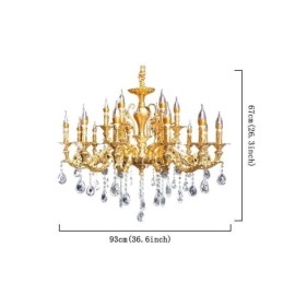Lampadario di cristallo moderno di lusso luci da soffitto illuminazione domestica decorazione luce