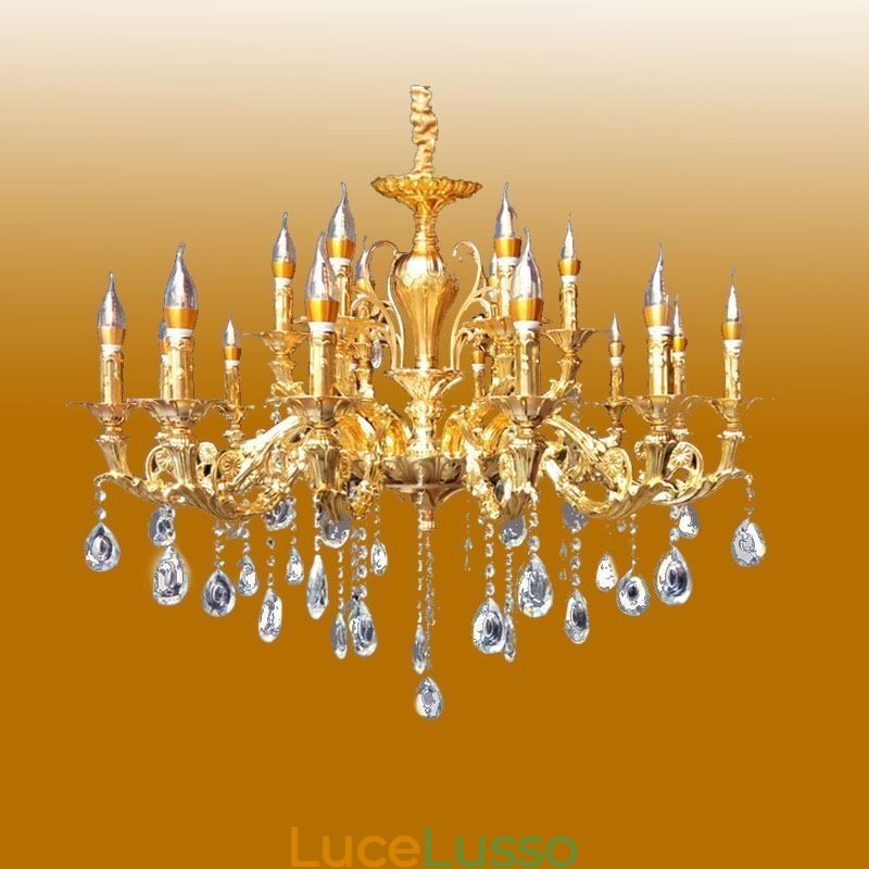 Lampadario di cristallo moderno di lusso luci da soffitto illuminazione domestica decorazione luce