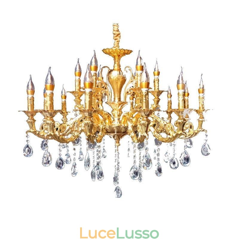 Lampadario di cristallo moderno di lusso luci da soffitto illuminazione domestica decorazione luce