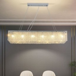 Lampadario di cristallo europeo, decorazione di lusso, plafoniera con 12 luci
