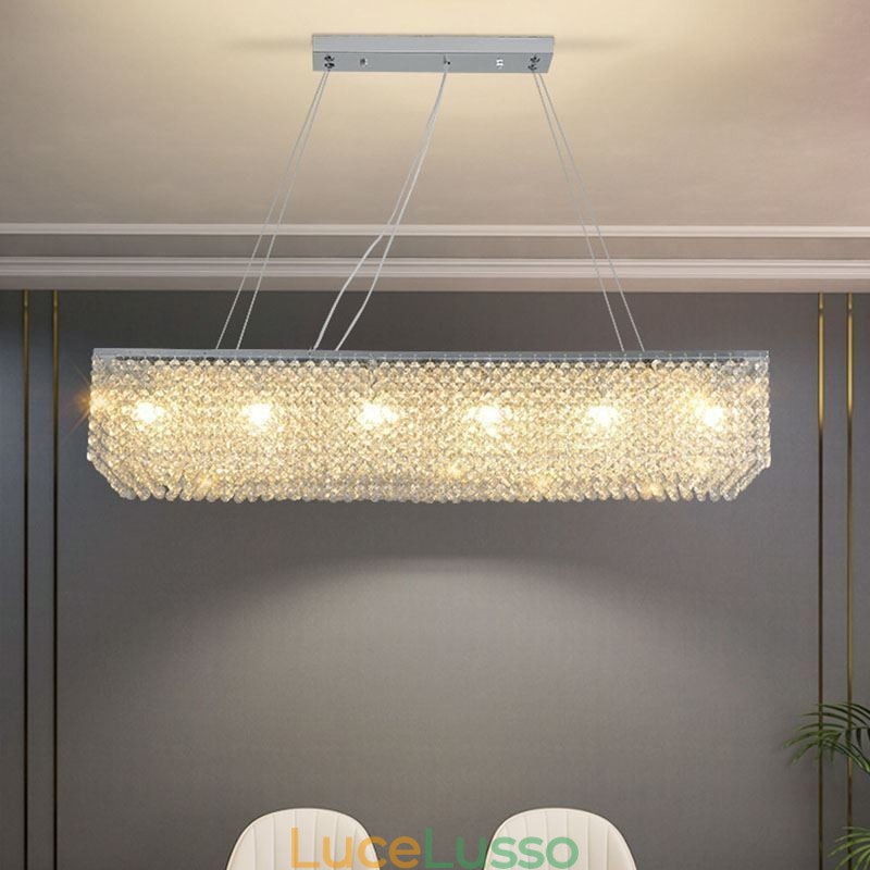 Lampadario di cristallo europeo, decorazione di lusso, plafoniera con 12 luci