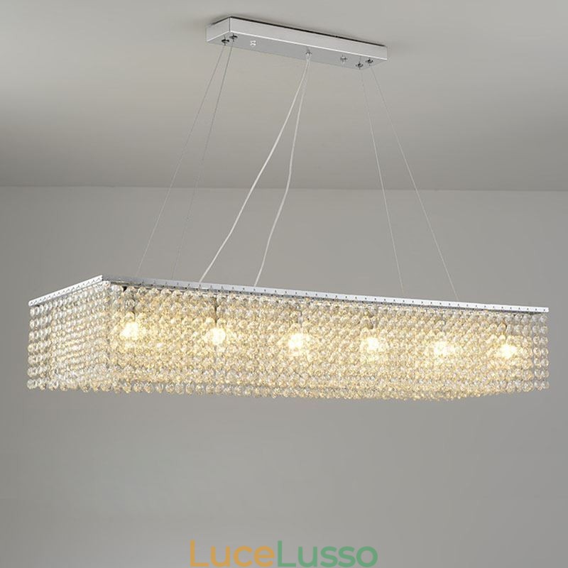 Lampadario di cristallo europeo, decorazione di lusso, plafoniera con 12 luci