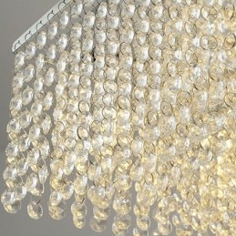 Lampadario di cristallo europeo, decorazione di lusso, plafoniera con 12 luci