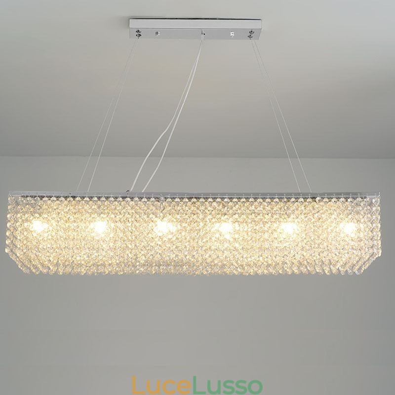 Lampadario di cristallo europeo, decorazione di lusso, plafoniera con 12 luci