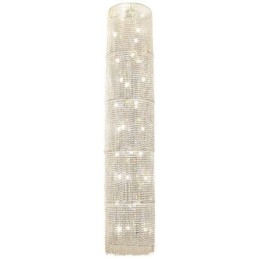 Lampadario di cristallo di lusso, decorazione moderna, plafoniera con 36 luci