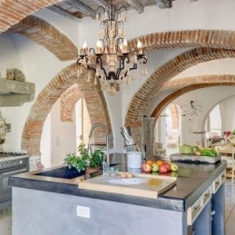 Lampadario elegante in legno in stile retrò