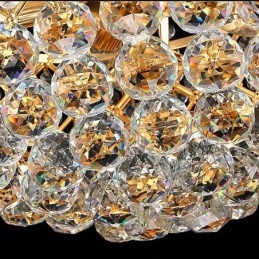 Lampadario di cristallo di lusso moderno ed elegante