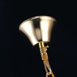 Lampadario di cristallo di lusso moderno ed elegante