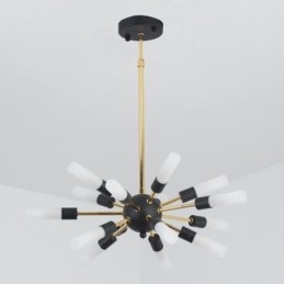 Lampada a sospensione nordica creativa rotonda lampadario