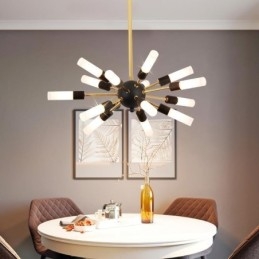Lampada a sospensione nordica creativa rotonda lampadario