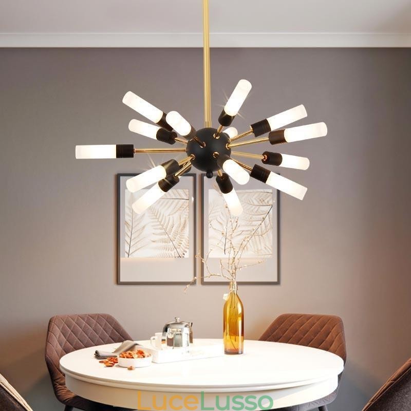 Lampada a sospensione nordica creativa rotonda lampadario