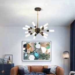 Lampada a sospensione nordica creativa rotonda lampadario