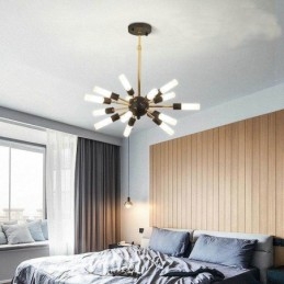 Lampada a sospensione nordica creativa rotonda lampadario