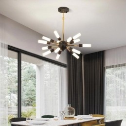 Lampada a sospensione nordica creativa rotonda lampadario