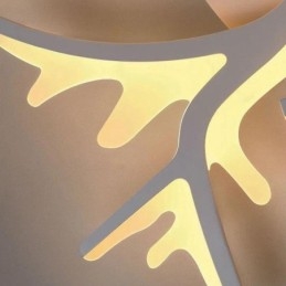 Plafoniera minimalista moderna a filo con corna di cervo