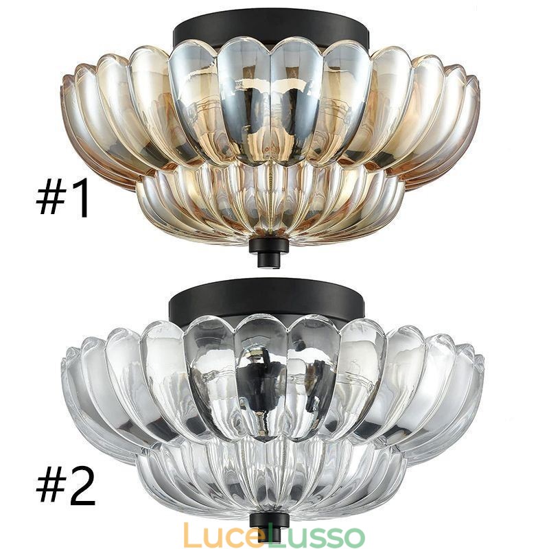 Lampada da soffitto moderna e semplice con base a filo in loto