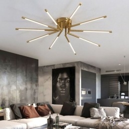 Semplice plafoniera a soffitto con fuochi d'artificio a filo