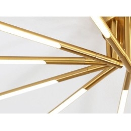 Semplice plafoniera a soffitto con fuochi d'artificio a filo