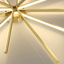 Plafoniera moderna minimalista a forma di fuochi d'artificio da montare a filo