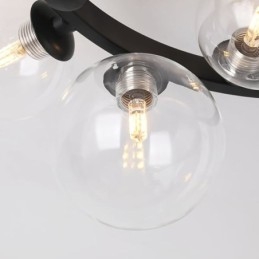 Plafoniera decorativa in vetro minimalista moderna da montare a filo