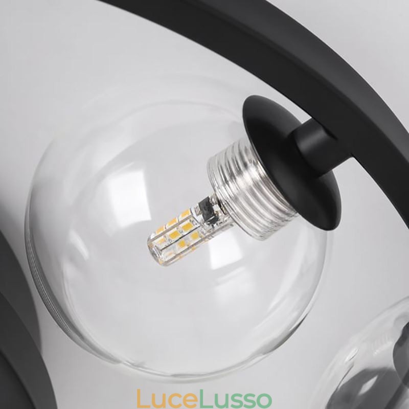 Plafoniera decorativa in vetro minimalista moderna da montare a filo