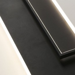 Plafoniera quadrata minimalista in acrilico da montare a filo