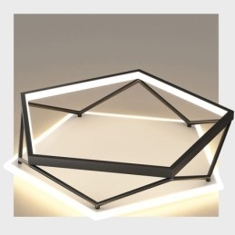 Plafoniera tridimensionale a filo 55 cm